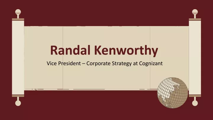 randal kenworthy vice president corporate