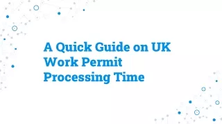 UK Work Permit Processing Time