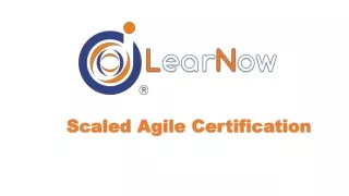 scaled agile certification