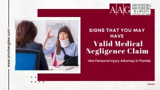 Signs That You May Have a Valid Medical Negligence Claim