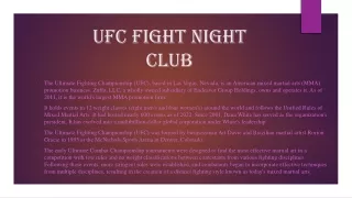 SonyLIV is the only place where you can watch UFC Fight Night live.