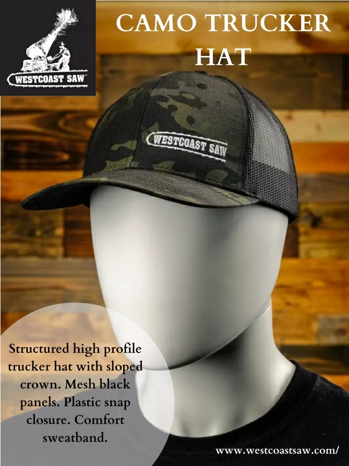 camo trucker hat