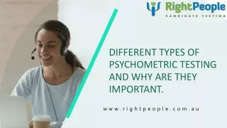 Different Types of Psychometric Testing And why are they important