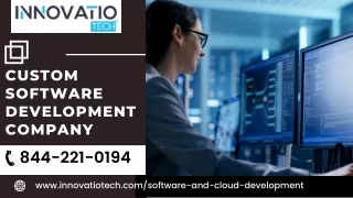 Custom Software Development Company | Professional Developer - Innovatio Tech