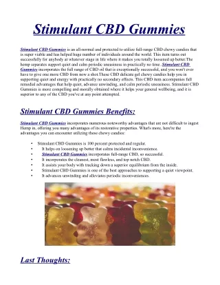 Shark Tank#1 Stimulant CBD Gummies - Buyer Beware