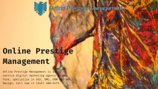 online prestige management