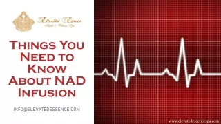 Things You Need to Know About NAD Infusion