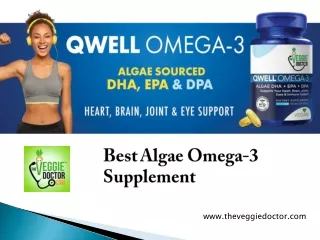 Best algae omega-3 supplement