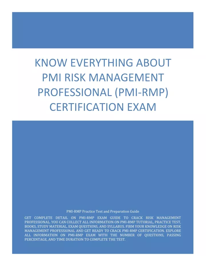 pmi rmp exam questions