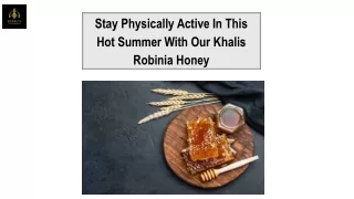Khalis Robinia Honey