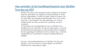 Mcafee Nummer