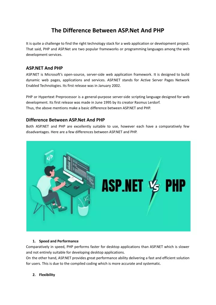 Ppt The Difference Between Asp Powerpoint Presentation Free Download Id