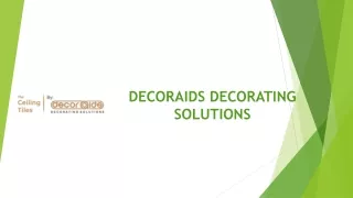 2x2 Ceiling Tiles -DECORAIDS DECORATING SOLUTIONS