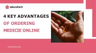 4 Key Advantages Of Ordering Medicine Online