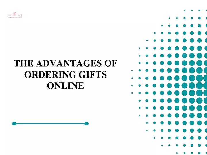 the advantages of ordering gifts online