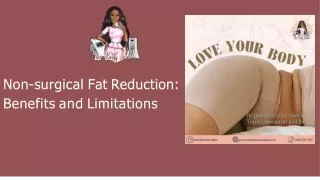 Non-surgical Fat Reduction Benefits and Limitations