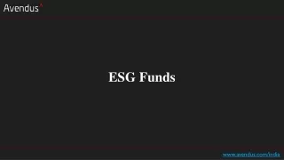 esg funds