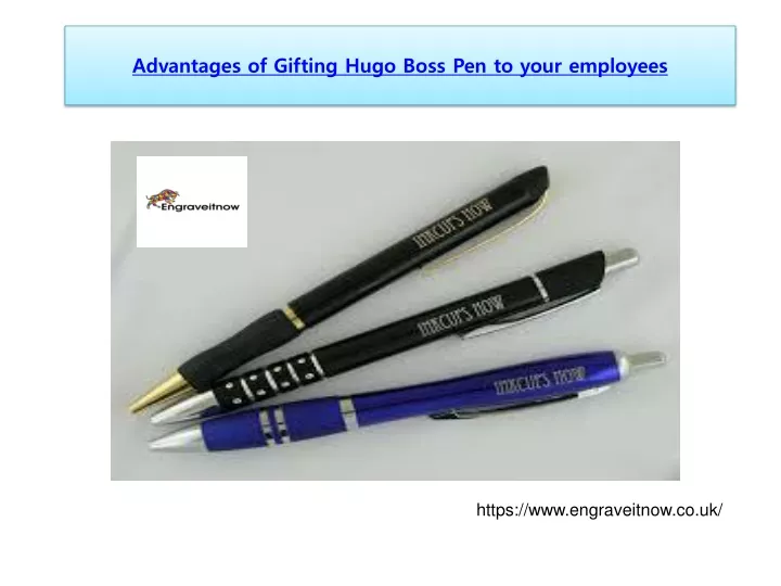 advantages of gifting hugo boss pen to your