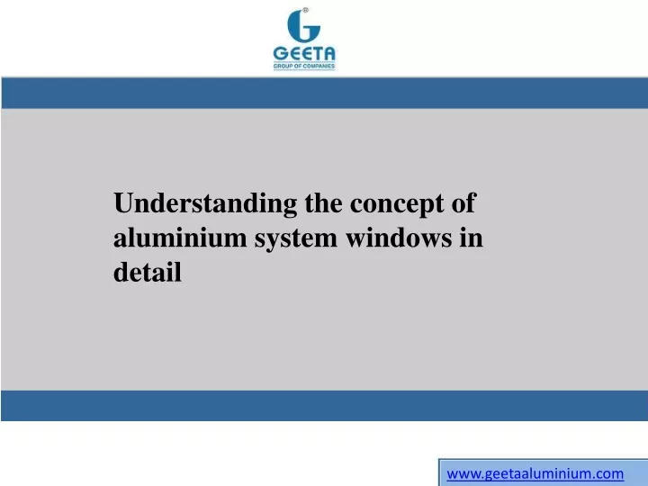 understanding the concept of aluminium system