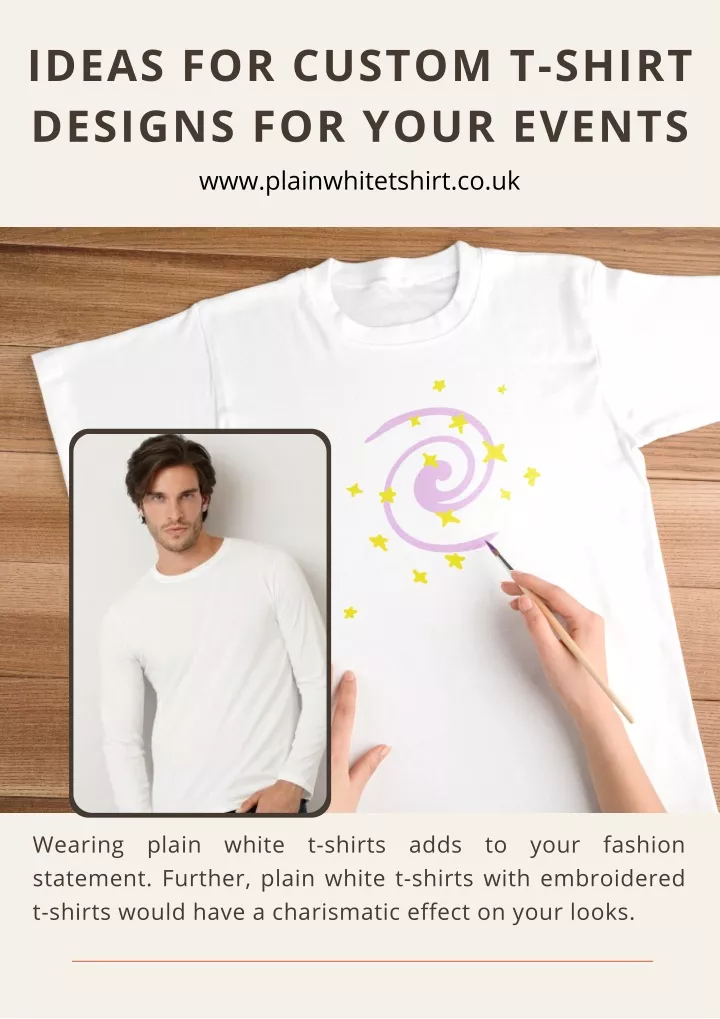 ideas for custom t shirt designs for your events