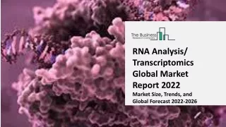 RNA Analysis Global Market Report 2022