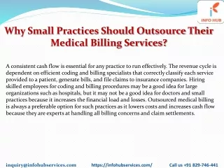 why small practices should outsource their