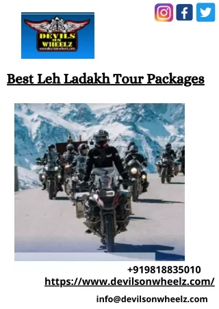 Best Tour Packages in India - Devilsonwheelz