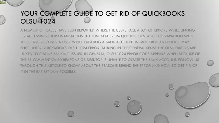 your complete guide to get rid of quickbooks olsu 1024