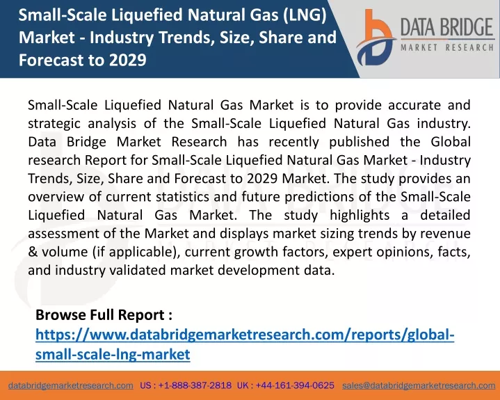 small scale liquefied natural gas lng market