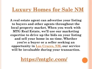 Luxury Homes for Sale NM