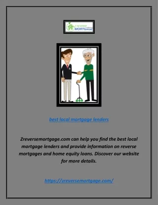 Best Local Mortgage Lenders | Zreversemortgage.com