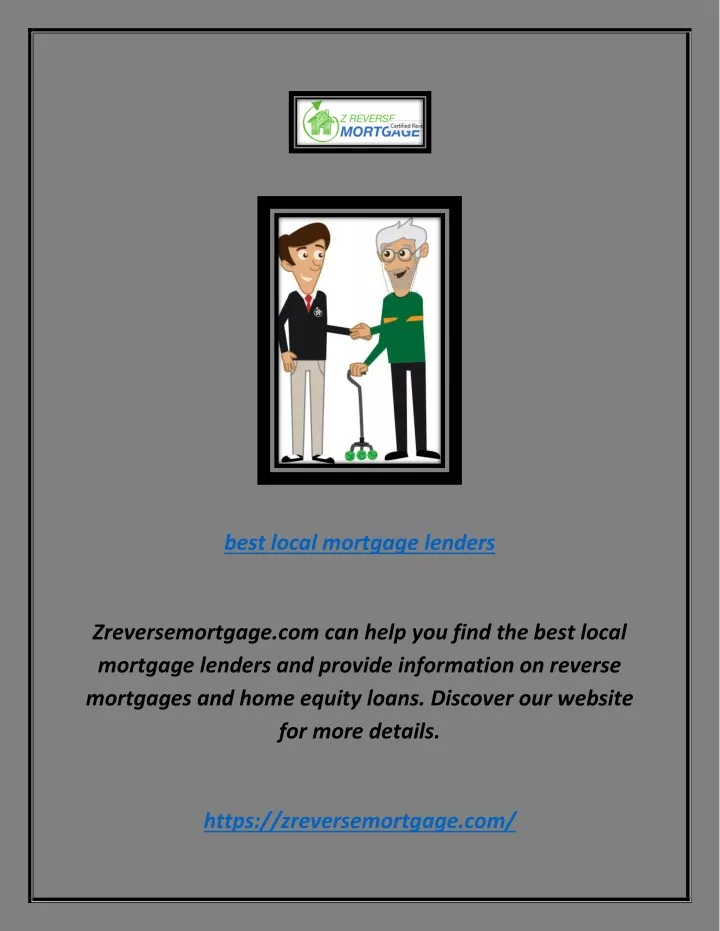 best local mortgage lenders