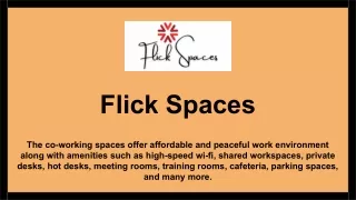 Furnished Office Space in Manyata Tech Park - Flick Spaces