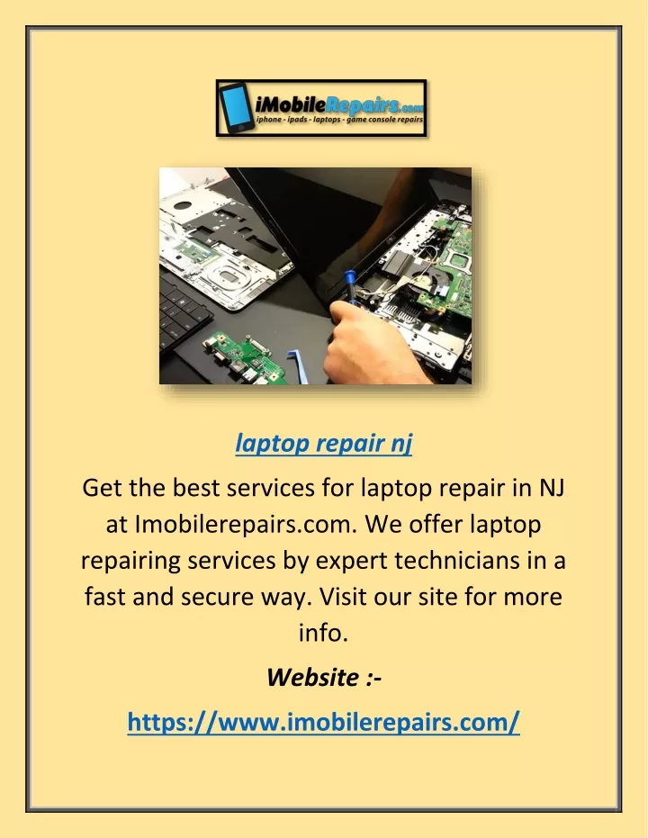 laptop repair nj