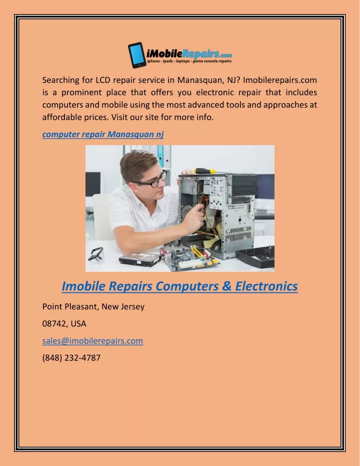 searching for lcd repair service in manasquan