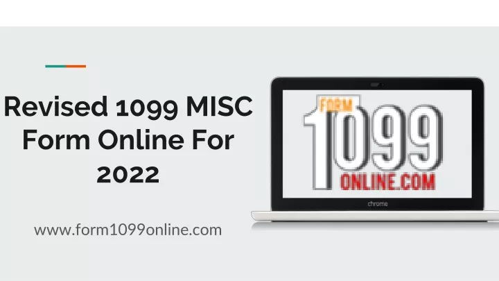 revised 1099 misc form online for 2022