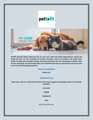 Book Vets Online Appointments | Online Veterinary Care | Online Vet Care