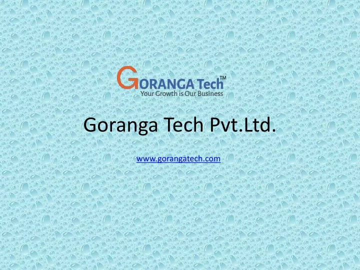 goranga tech pvt ltd