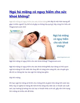ng h mi ng c nguy hi m cho s c kho kh ng