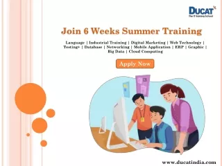join 6 weeks summer training