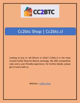 Cc2btc Shop | Cc2btc.cl