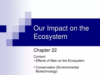 Our Impact on the Ecosystem (part 1): Deforestation & Overfishing