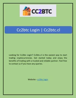 Cc2btc Login | Cc2btc.cl