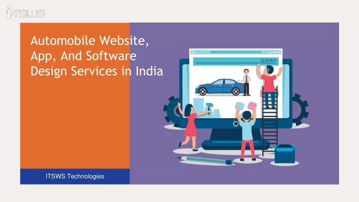 automobile website app and software design services in india