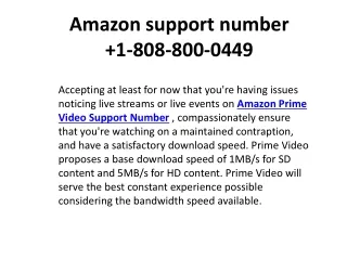 Amazon support number