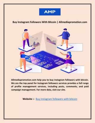 Buy Instagram Followers With Bitcoin  Allmediapromotion