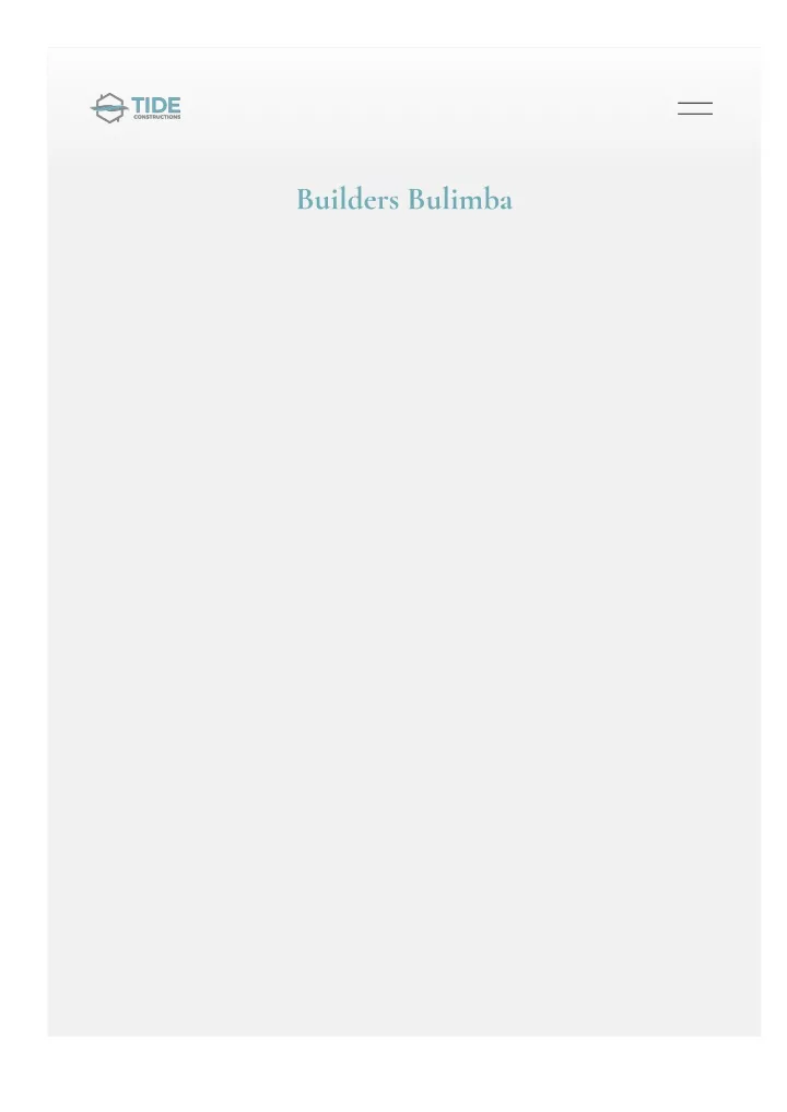 builders bulimba