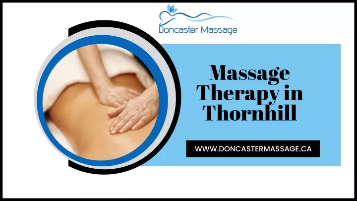 massage therapy in thornhill