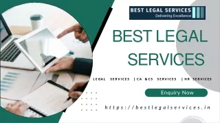 Online Best Legal Services in India
