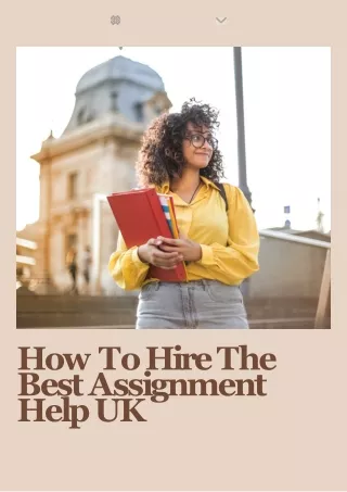 How To Hire The Best Assignment Help UK